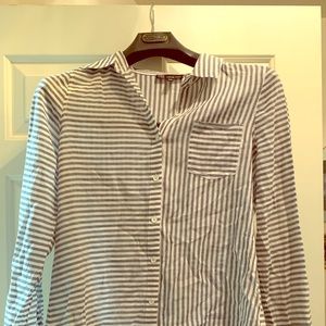 Button down stripped shirt
